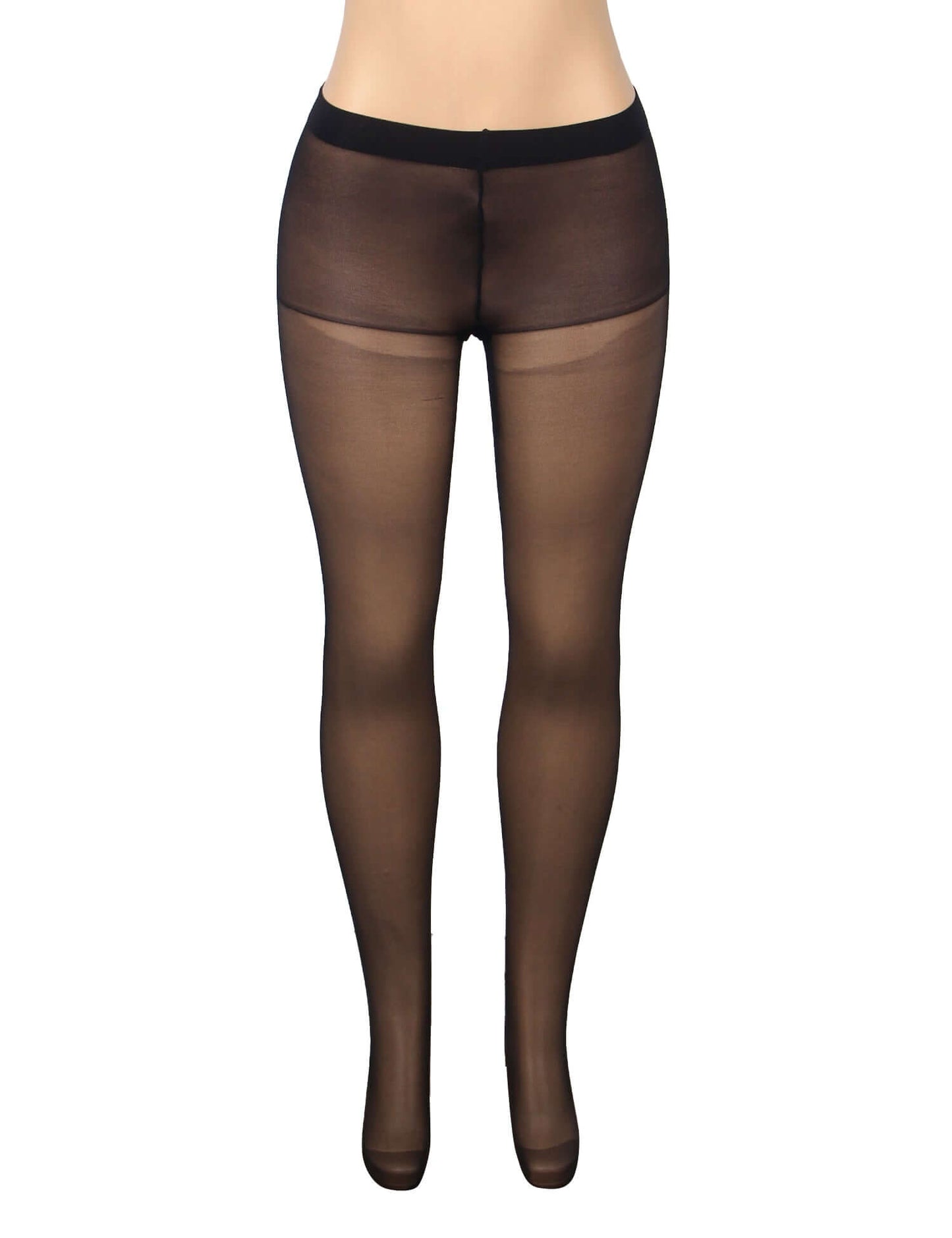 Women’s Lightweight Black Nylon Pantyhose