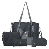 Women’s Crossbody and Shoulder Bag Combo – Set of 4 Trendy Bags