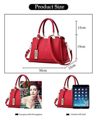 Women’s Versatile Leather Handbag – Tote, Crossbody & Shoulder Bag (Perfect Festival & Birthday Gift)