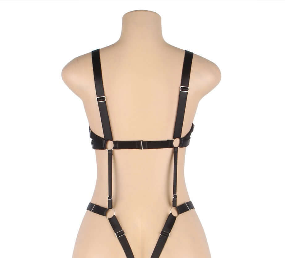 Black Adjustable Bodysuit – Stylish One Piece Outfit for Women