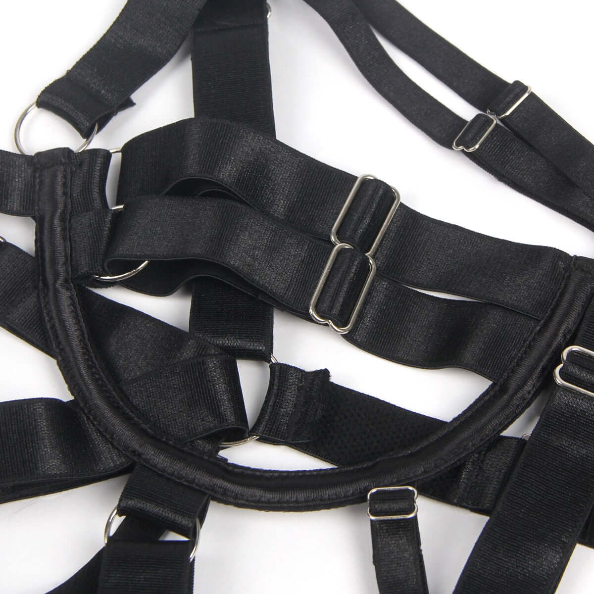 Black Adjustable Bondage Bodysuit