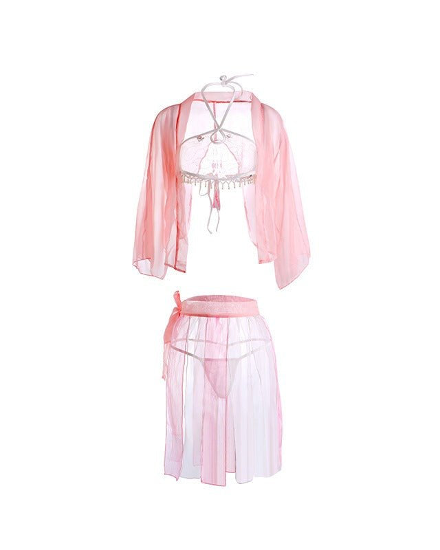 Blush Mirage Fantasy Mesh Lingerie