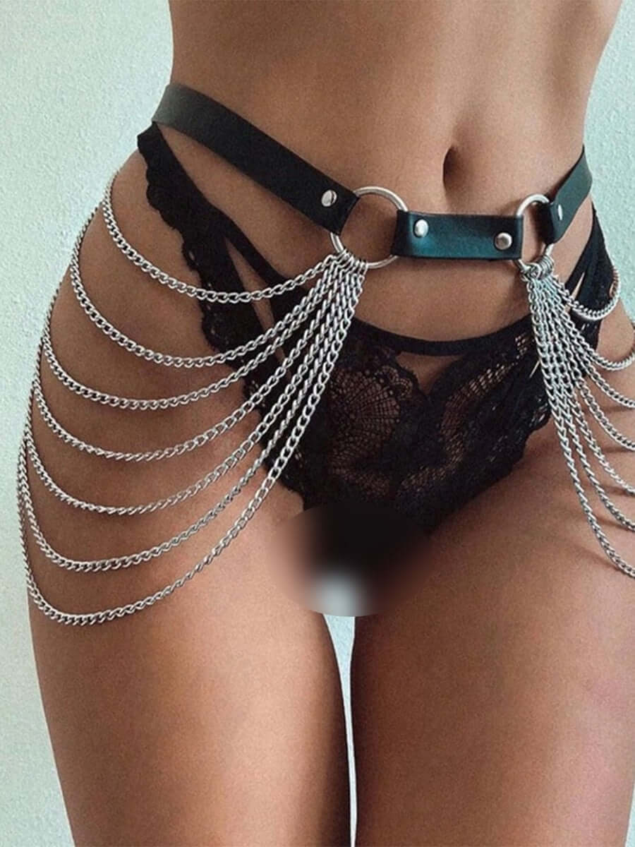 Devils Double Chain BDSM Waist Accessory