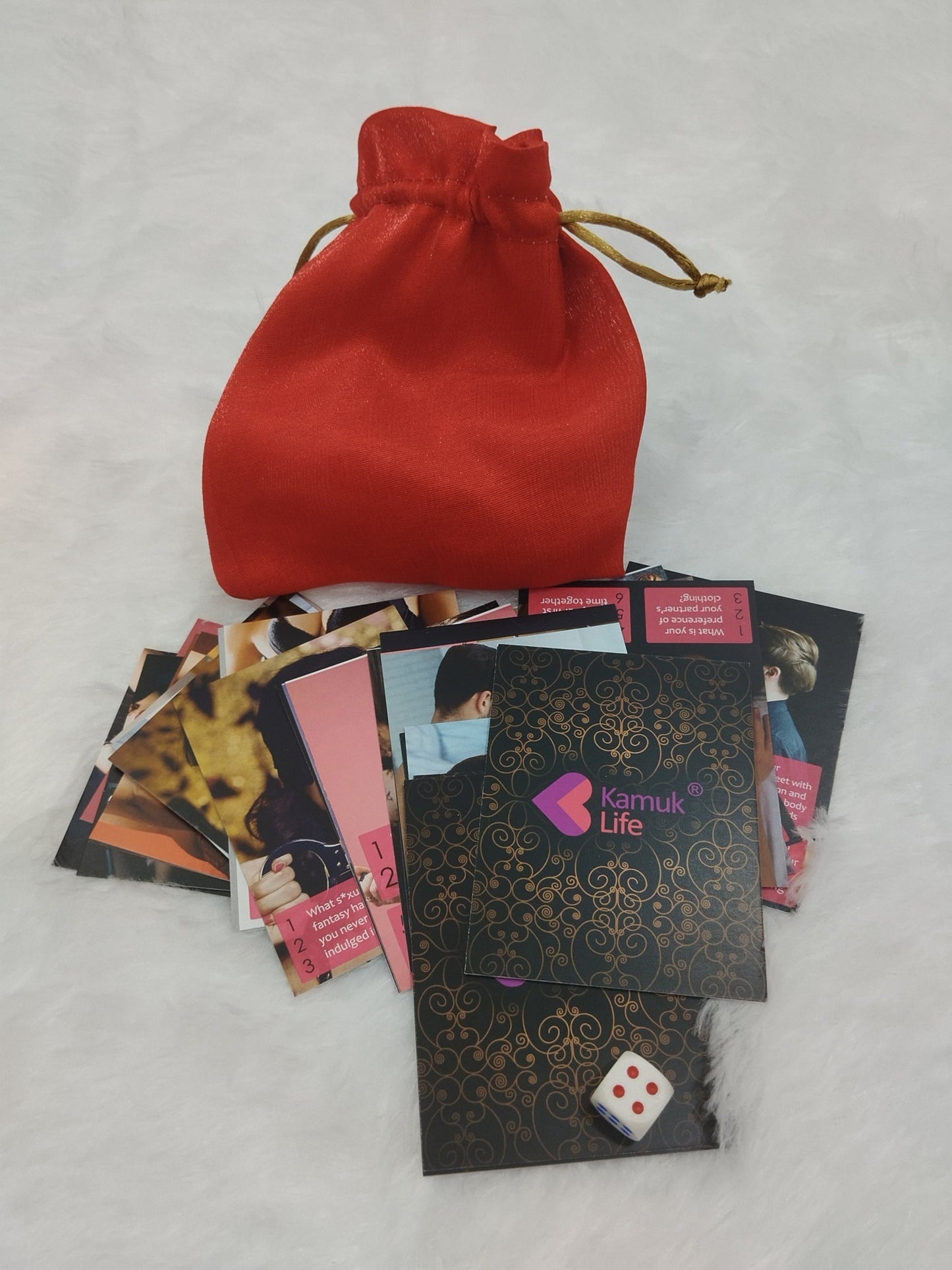 Expressive Love Play Cards And Dice Game