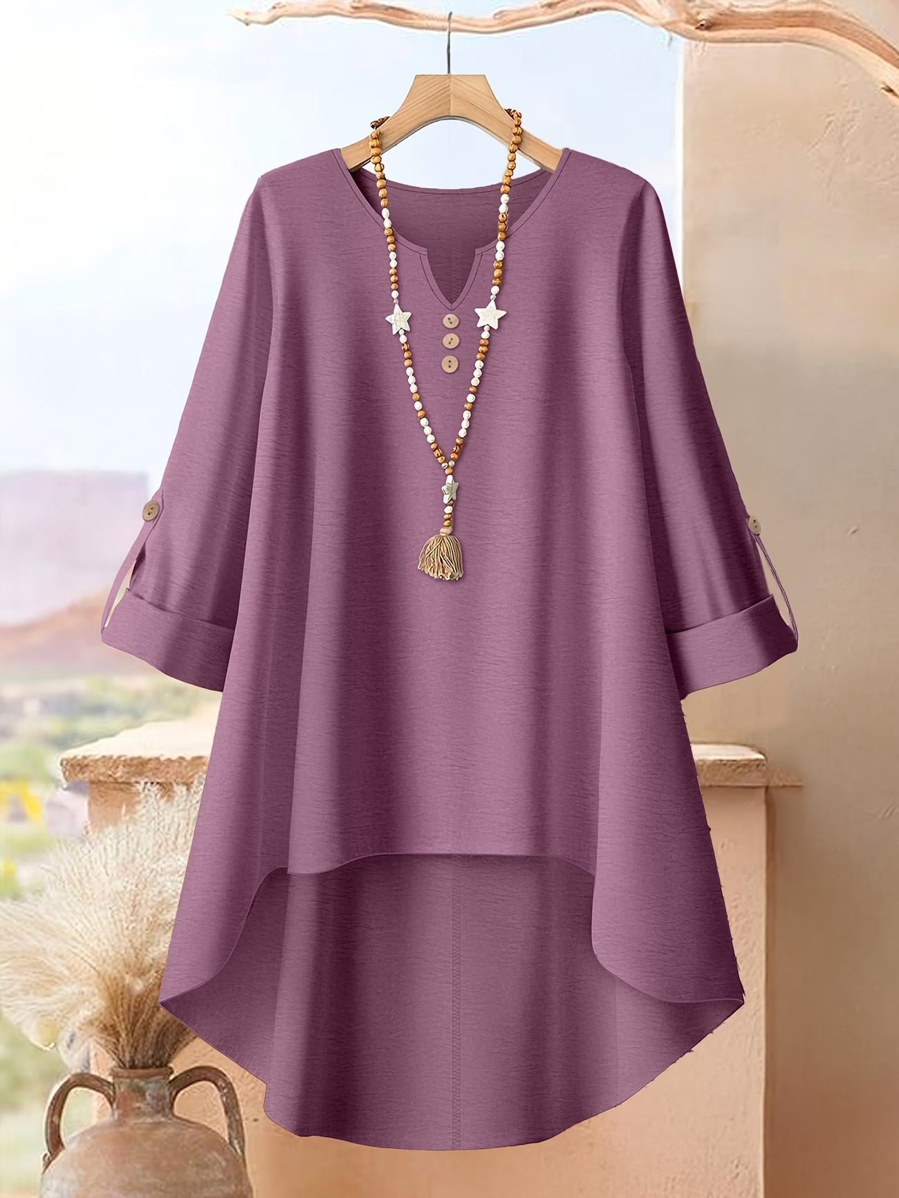 Elegant Botanical Print 2-Piece Women’s Co-Ord Set