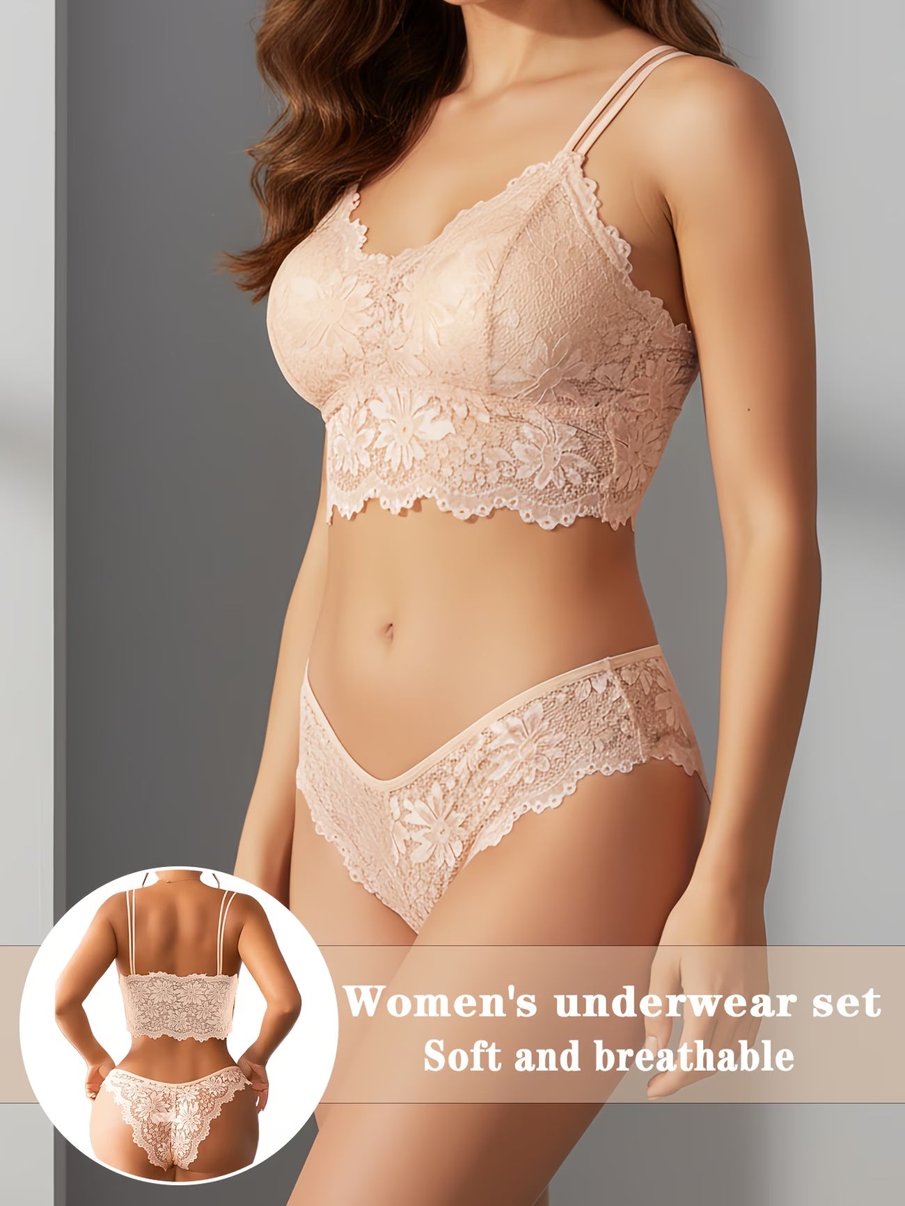 Pack of 6 Women’s Lace Lingerie Set