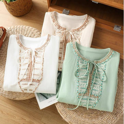 Women’s Soft Cotton Ethnic Embroidered Tunic