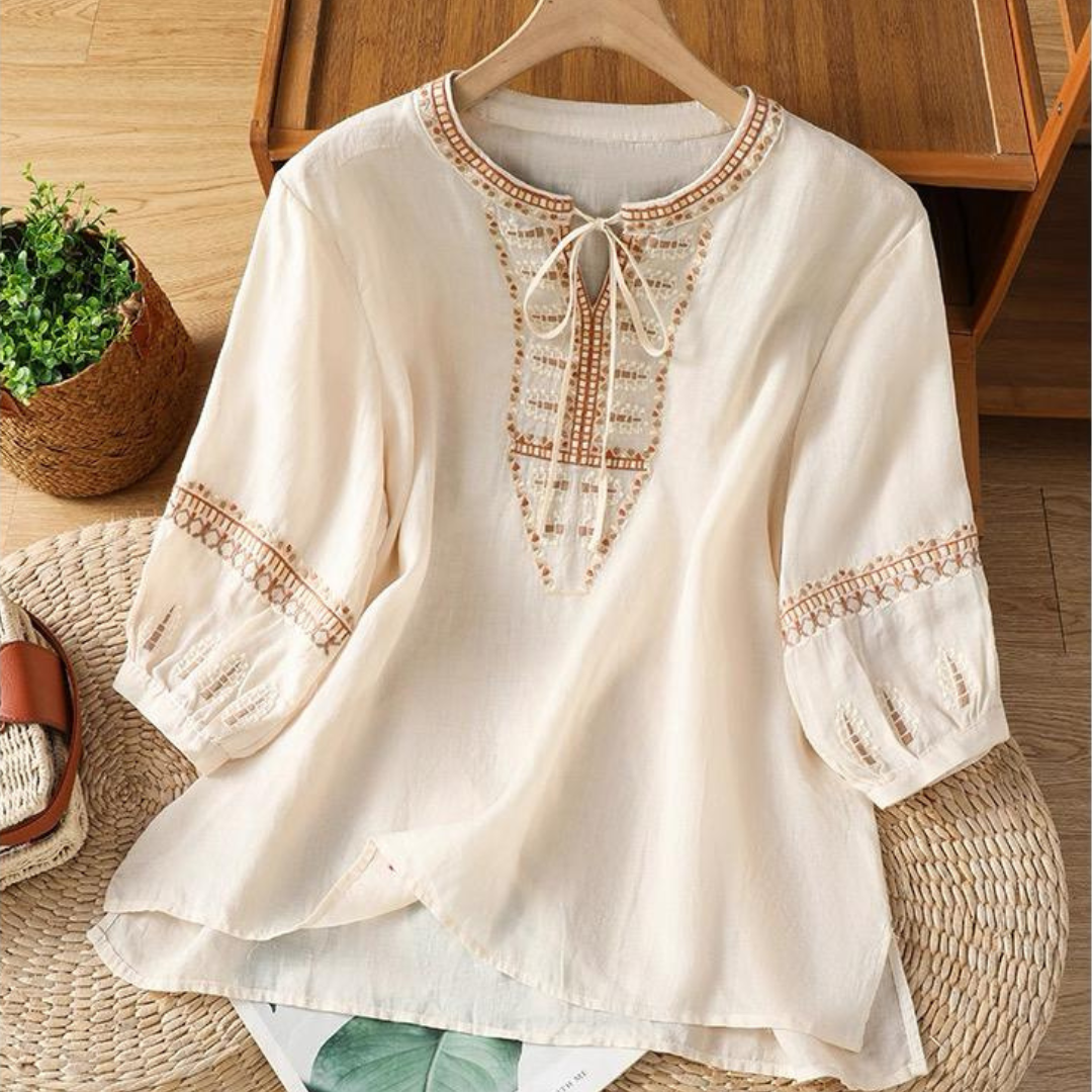 Women’s Soft Cotton Ethnic Embroidered Tunic