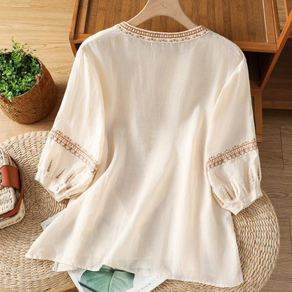 Women’s Soft Cotton Ethnic Embroidered Tunic