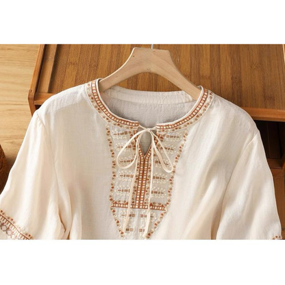 Women’s Soft Cotton Ethnic Embroidered Tunic