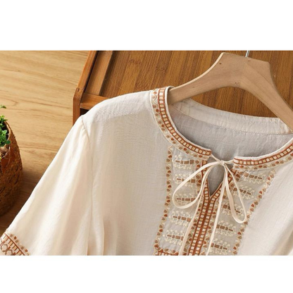 Women’s Soft Cotton Ethnic Embroidered Tunic