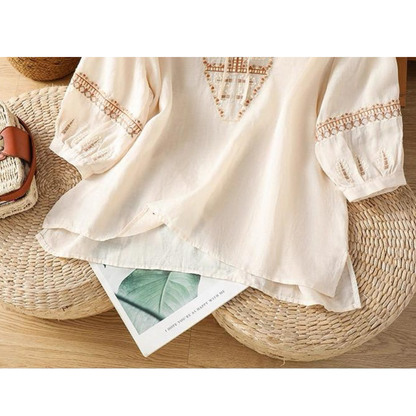 Women’s Soft Cotton Ethnic Embroidered Tunic