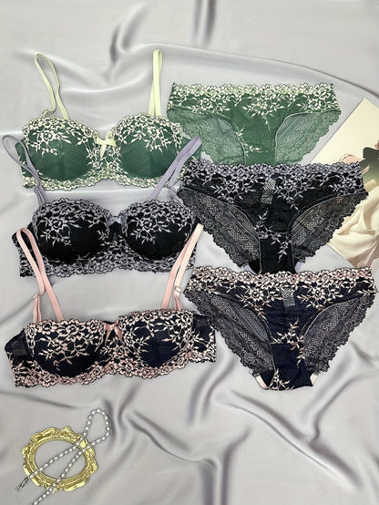 Pack of 6 Women’s Lace Lingerie Set