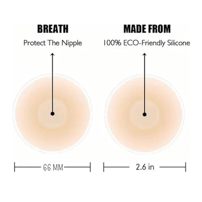 Reusable Silicone Nipple Pads – Invisible Seamless Covers for a Smooth Look