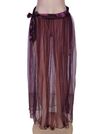 Purple Transparent Skirt