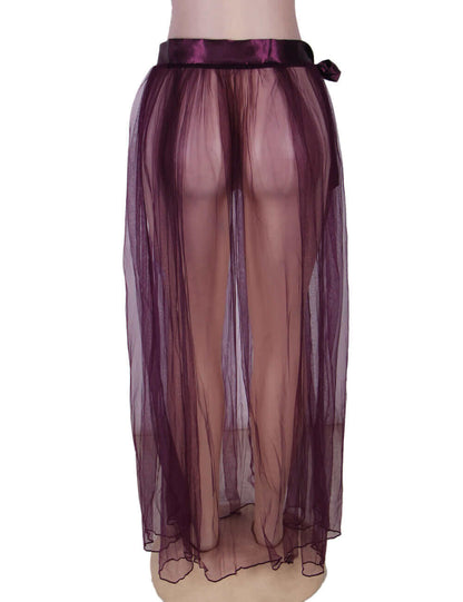 Purple Transparent Skirt