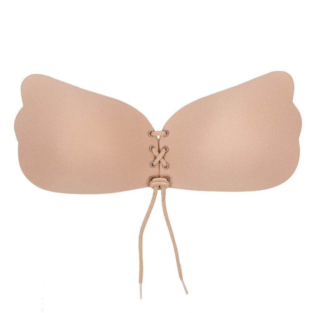 Strapless Reusable Self-Adhesive Silicone Push-Up Bra for Women