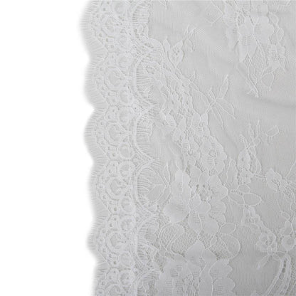 White Glam Robe Full Of Lace Boudoir Set