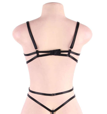 Floral Lace Mesh Black Bodysuit