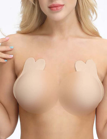 Reusable Strapless Women’s Rabbit Ear Push-Up Nipple Covers