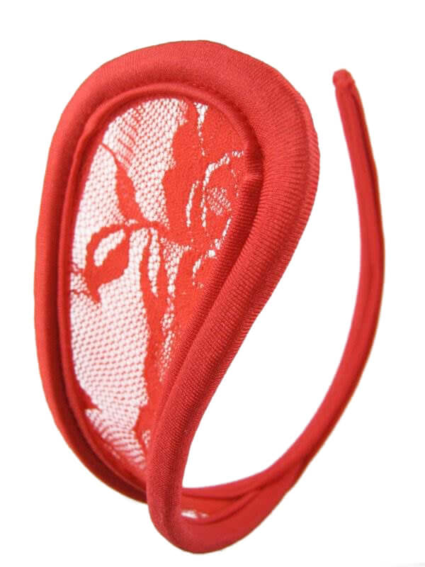 Red C String Panty For Women's