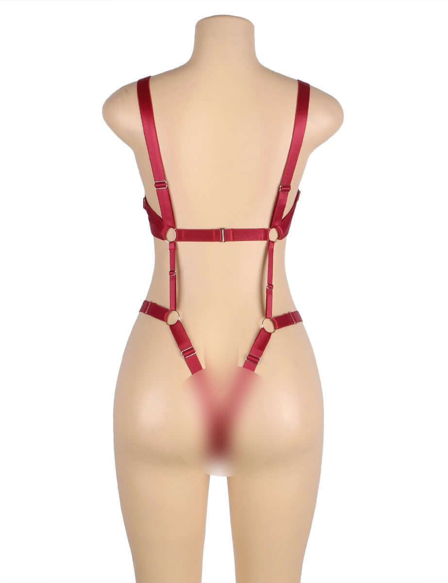Red Adjustable Bodysuit