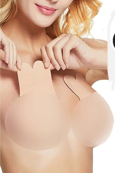 Reusable Strapless Women’s Rabbit Ear Push-Up Nipple Covers