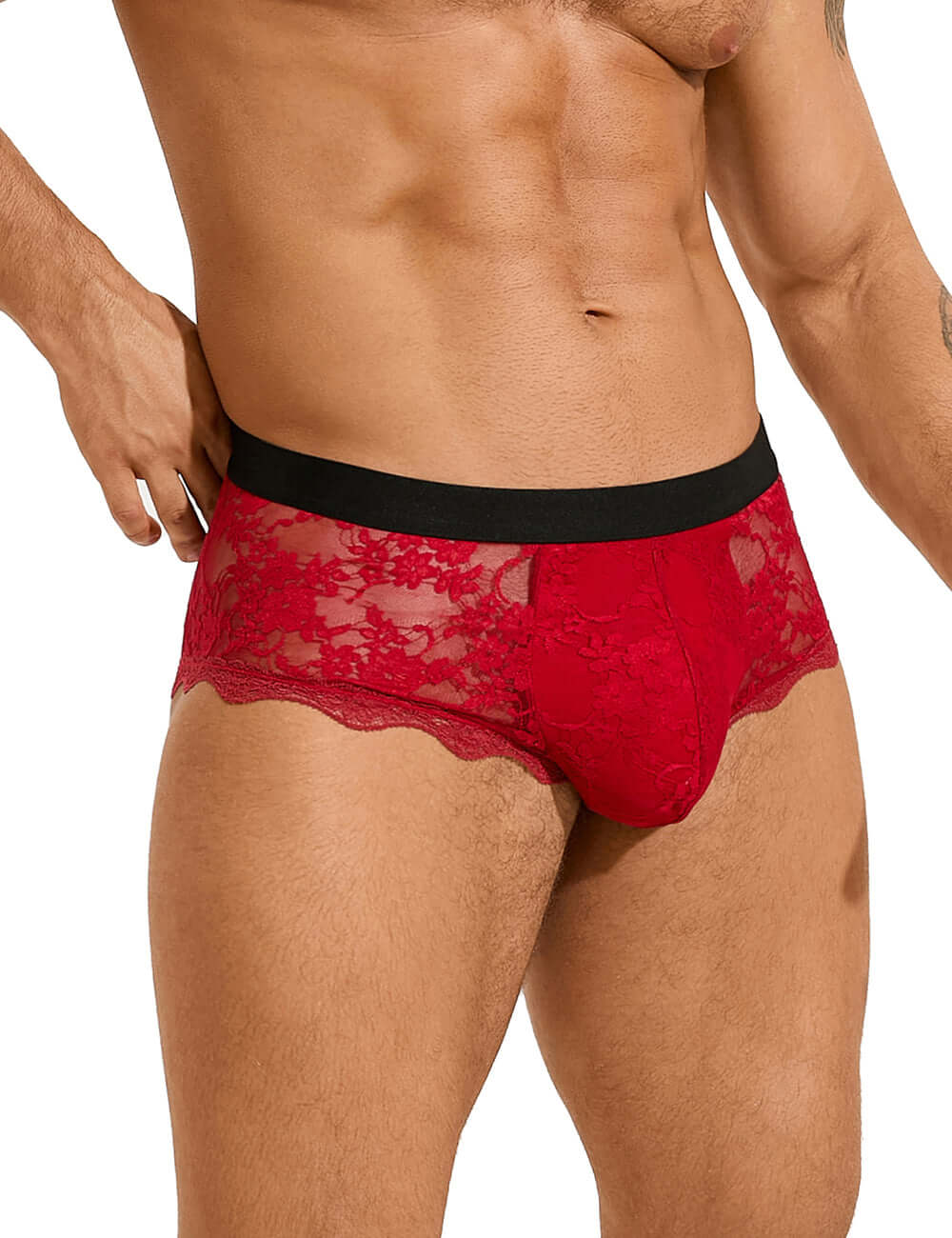 Transparent Lace Underwear for Men