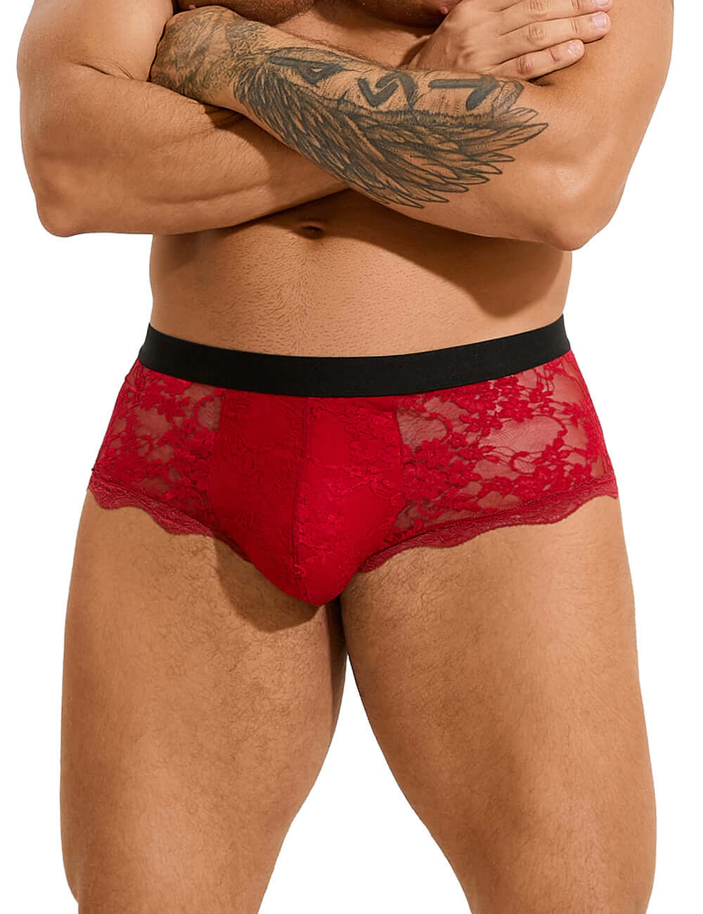 Transparent Lace Underwear for Men