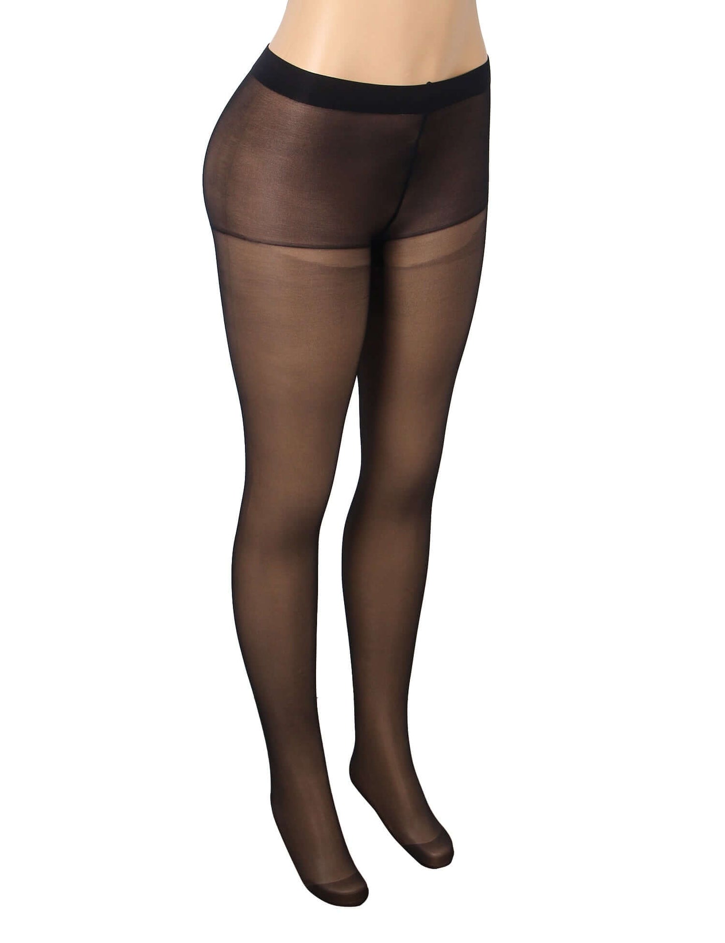 Women’s Lightweight Black Nylon Pantyhose