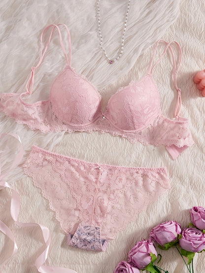 Pack of 6 Women’s Lace Lingerie Set