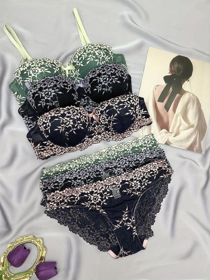 Pack of 6 Women’s Lace Lingerie Set