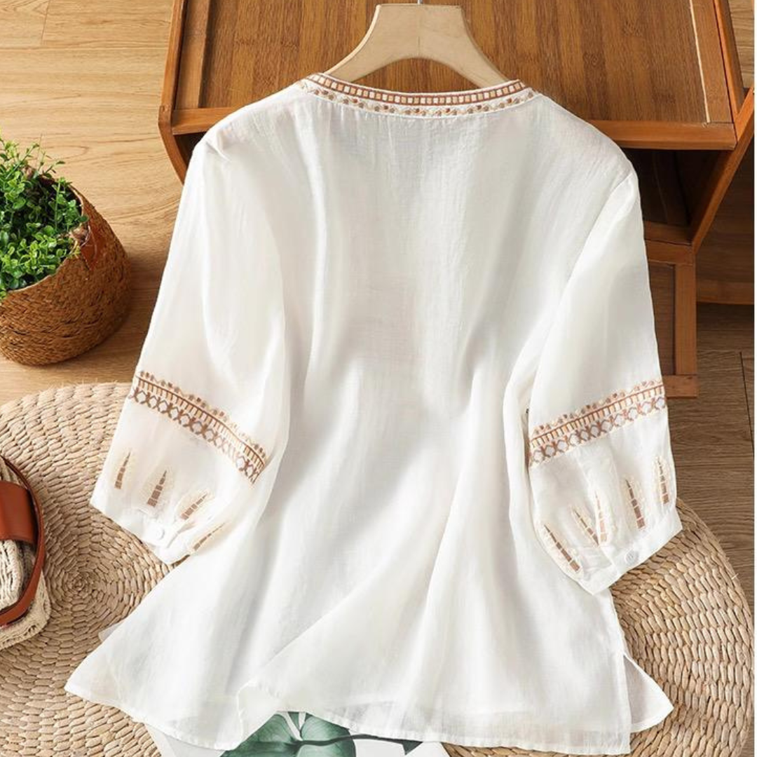 Women’s Soft Cotton Ethnic Embroidered Tunic