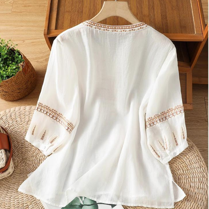 Women’s Soft Cotton Ethnic Embroidered Tunic