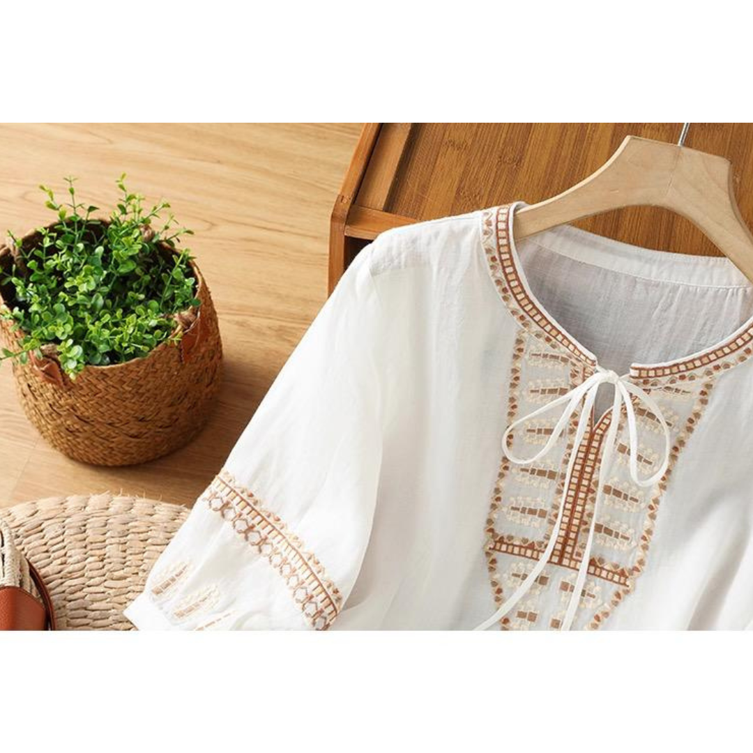 Women’s Soft Cotton Ethnic Embroidered Tunic