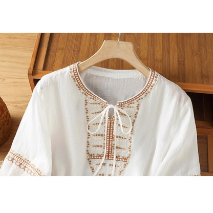 Women’s Soft Cotton Ethnic Embroidered Tunic