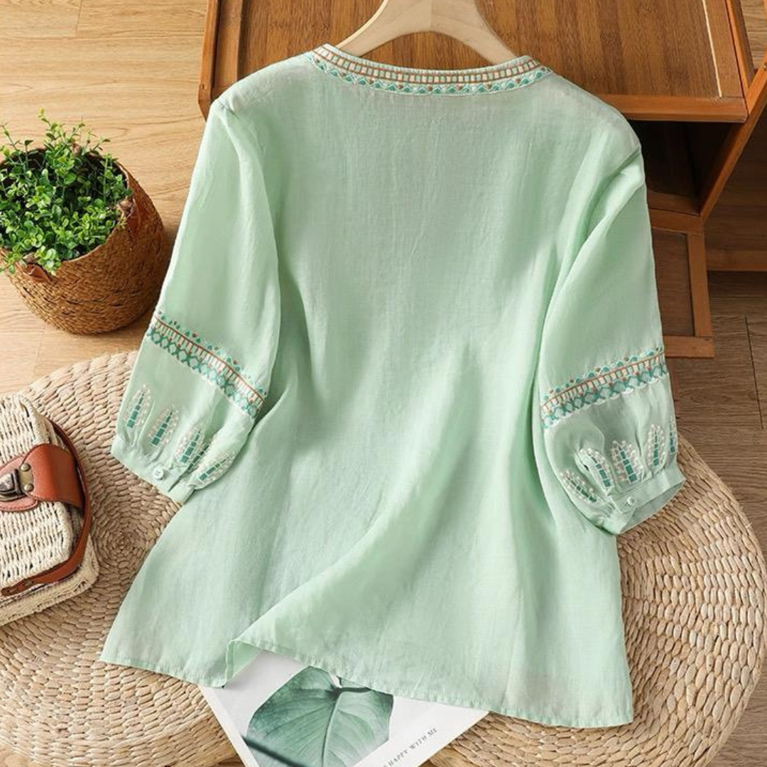 Women’s Soft Cotton Ethnic Embroidered Tunic