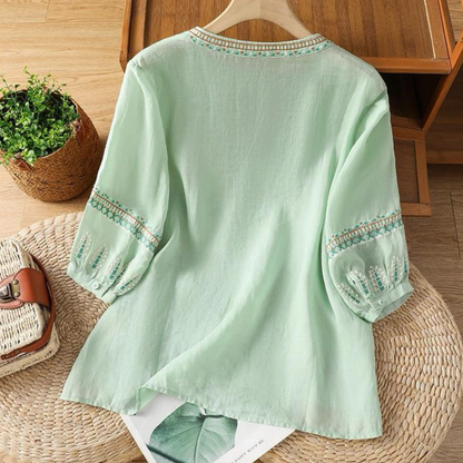 Women’s Soft Cotton Ethnic Embroidered Tunic