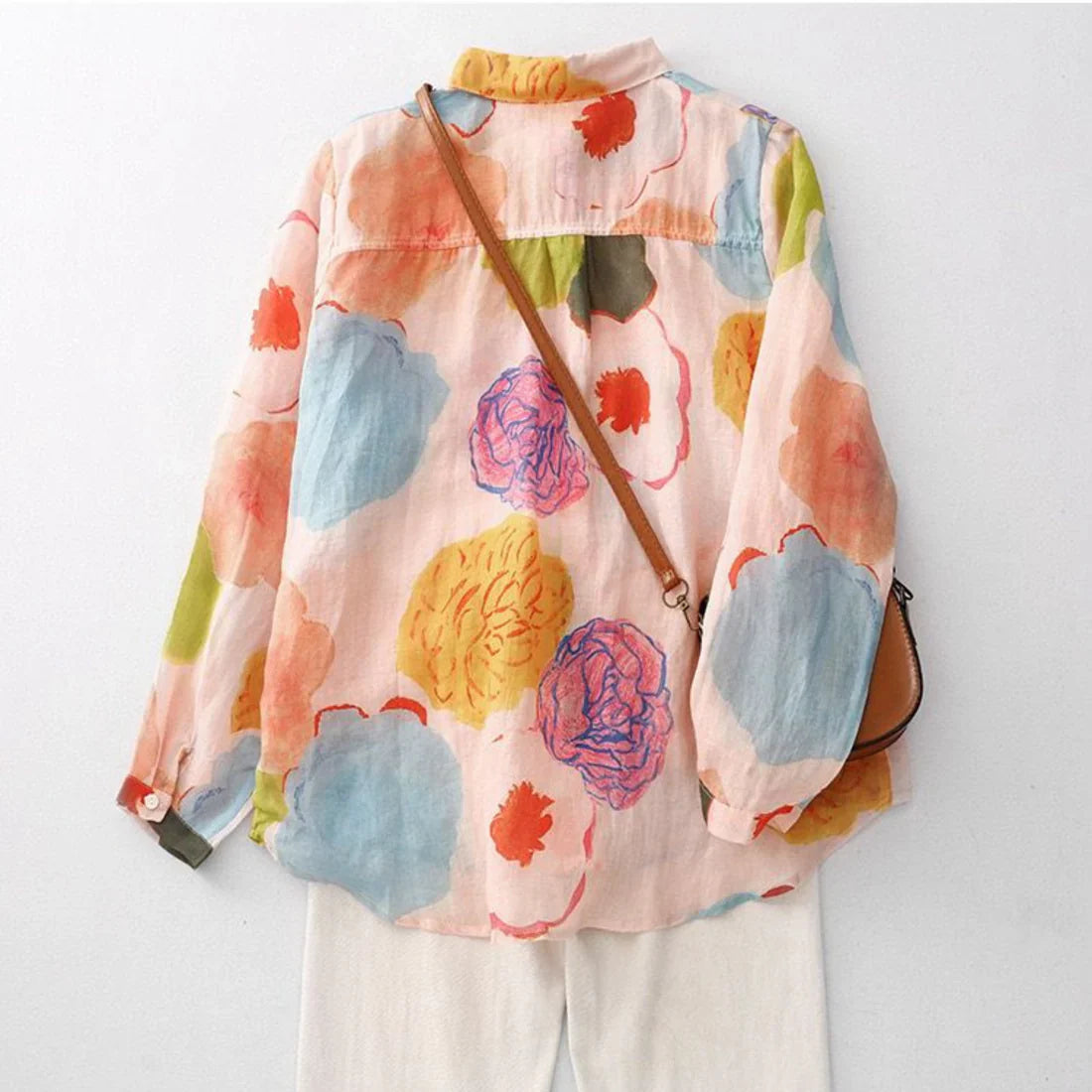 Women’s Digital Print Pure Cotton Full Sleeve Shirt