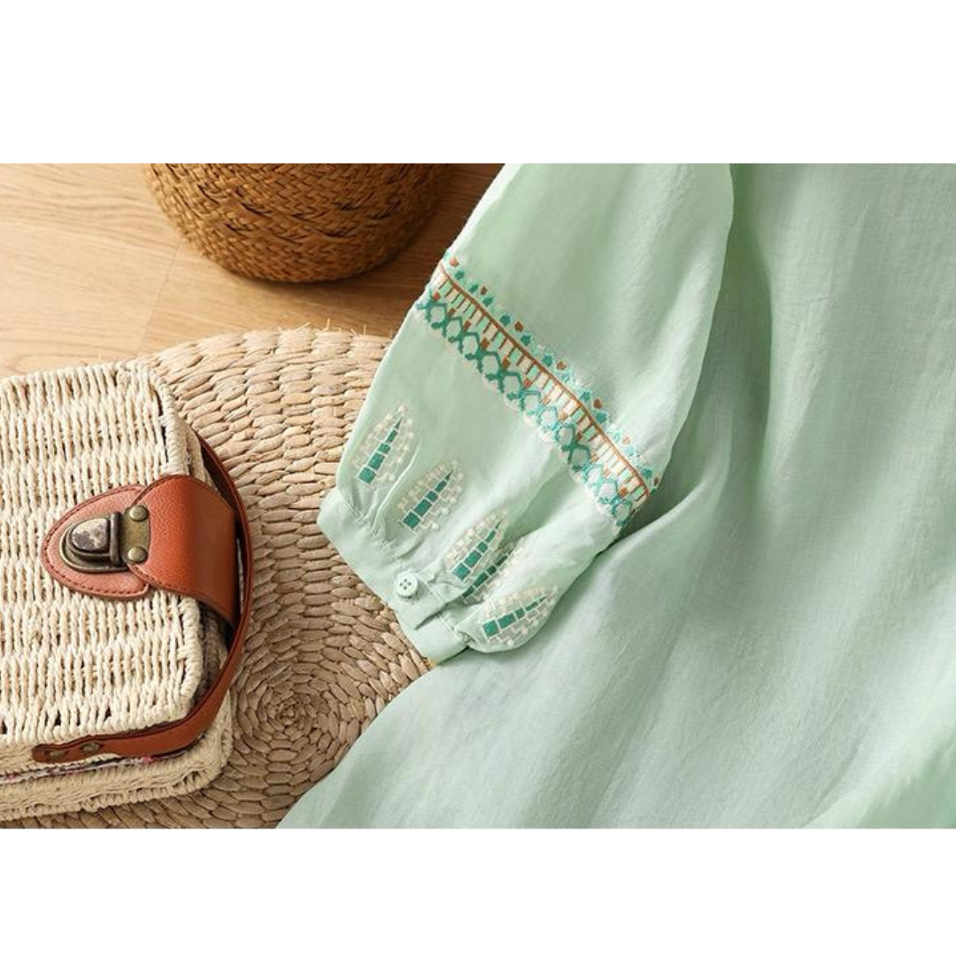 Women’s Soft Cotton Ethnic Embroidered Tunic