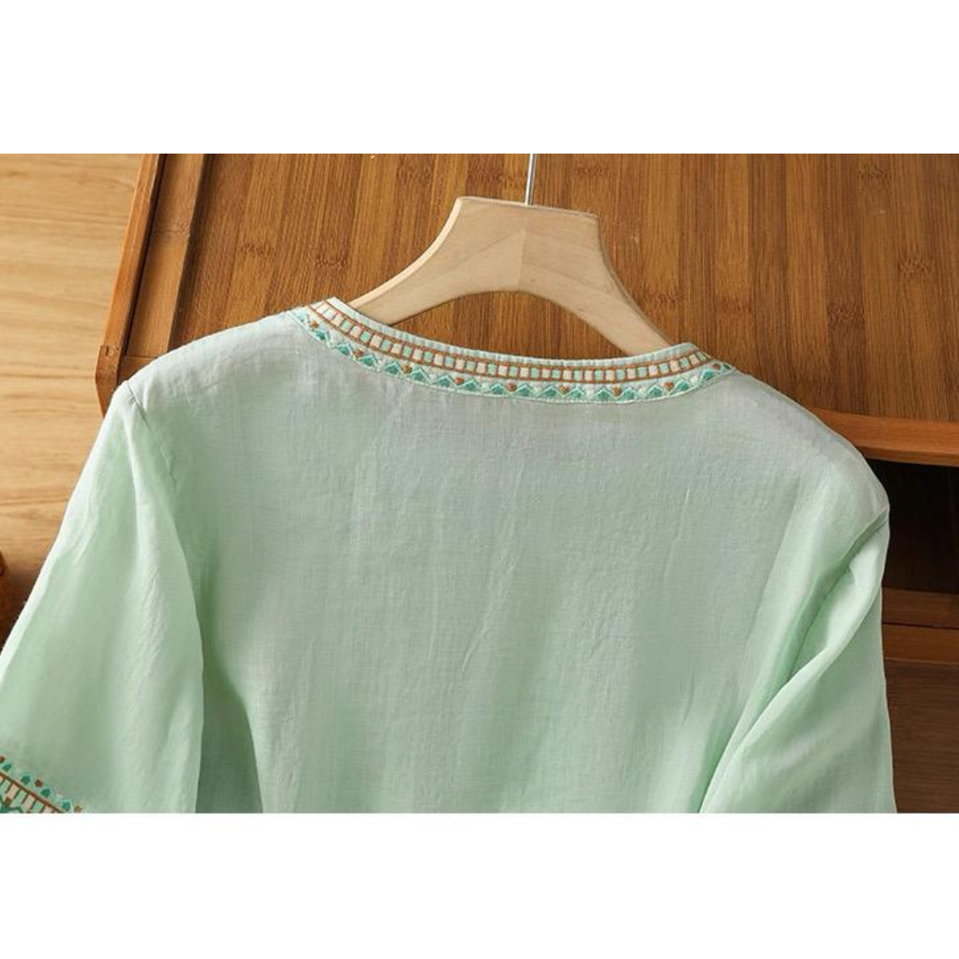 Women’s Soft Cotton Ethnic Embroidered Tunic
