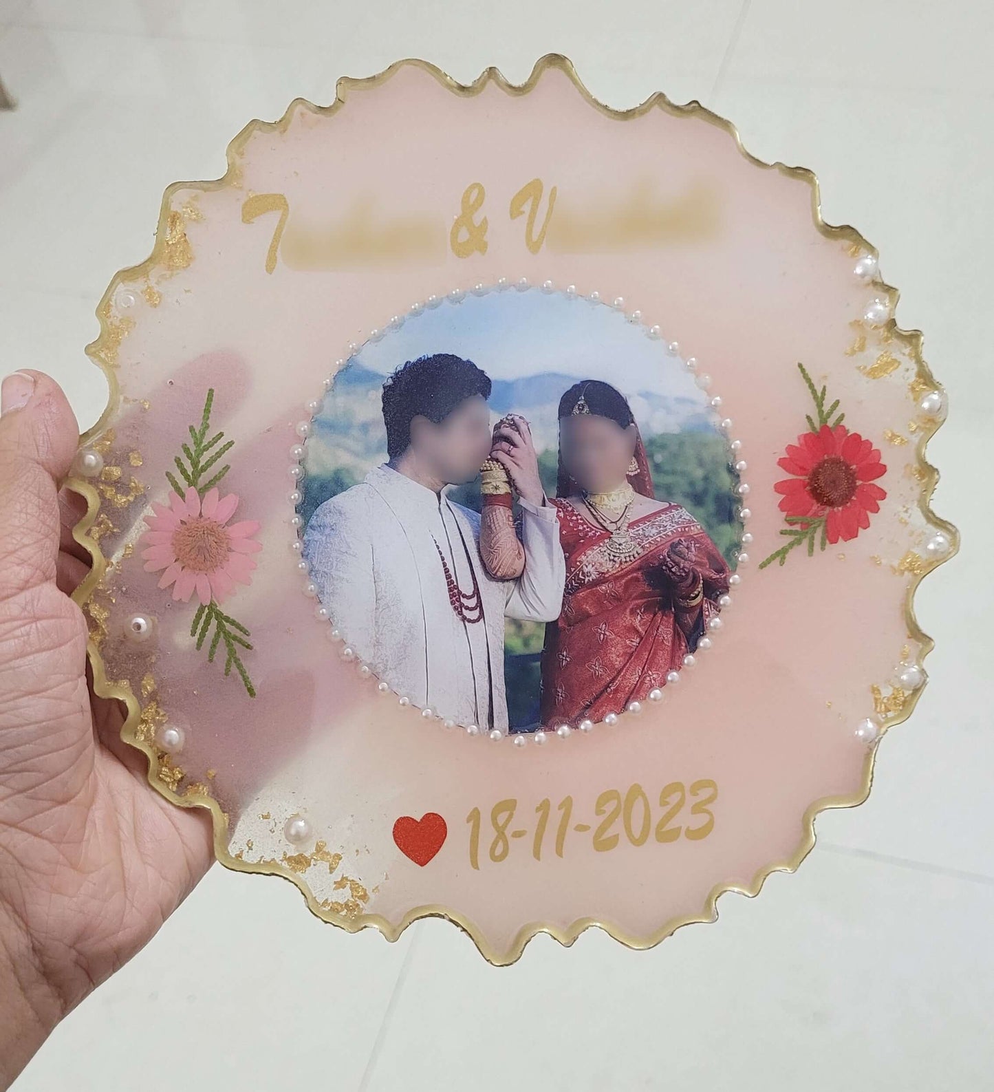 Personalized Resin Photo Frame with Name – Custom Gift for Any Occasion