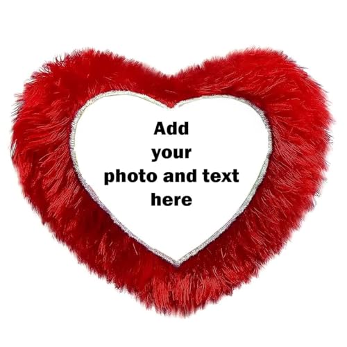 Customized couple fur love pillow