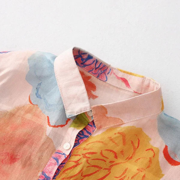 Women’s Digital Print Pure Cotton Full Sleeve Shirt