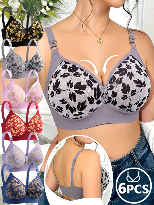 Pack of 6 Women’s Lace Lingerie Set