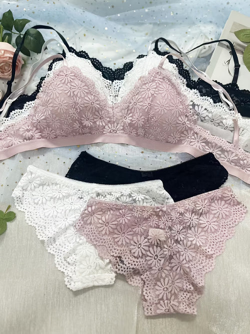 Pack of 6 Women’s Lace Lingerie Set