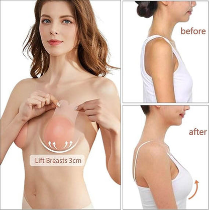 Reusable Silicone Push-Up Stick-On nipple cover