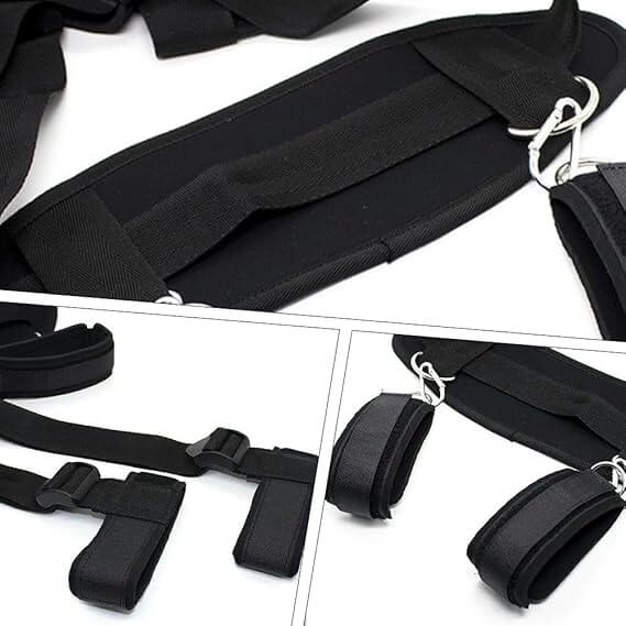Bed Restraint Set – BDSM Hand & Ankle Cuffs