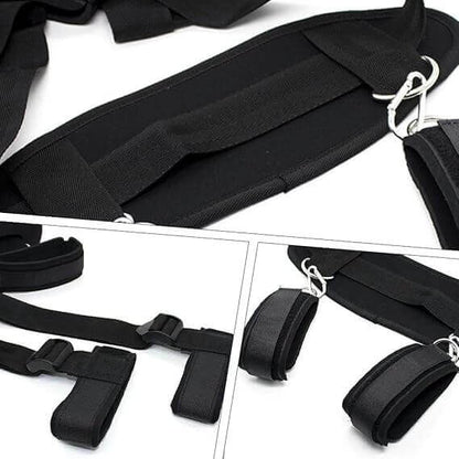 Bed Strap Set with Adjustable Hand and Leg Cuffs
