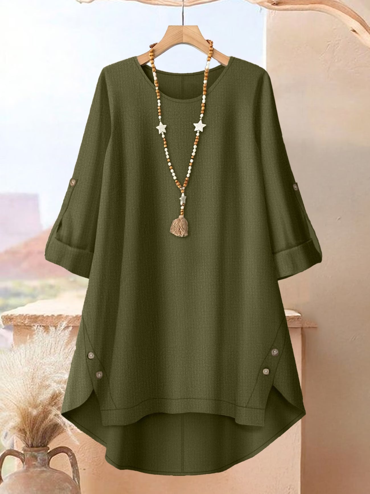 Elegant Botanical Print 2-Piece Women’s Co-Ord Set